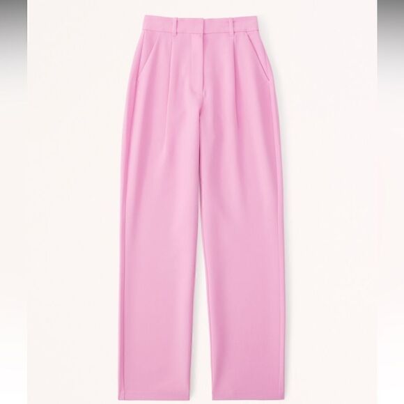 Curve love tailored relaxed straight pants - Picture 1 of 5